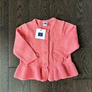 Janie and Jack infant cardigan 6-12mos. NWT